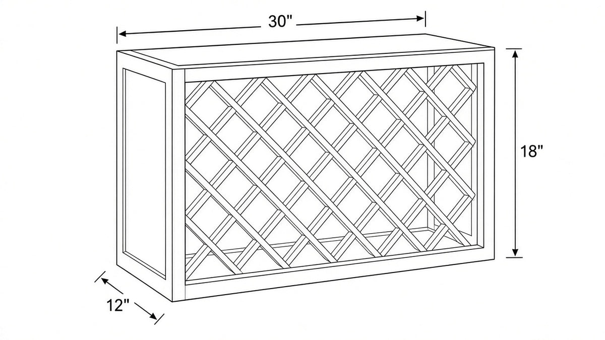 Shaker White- WR3018 technical diagram