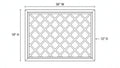 Shaker White- WR3618 technical diagram